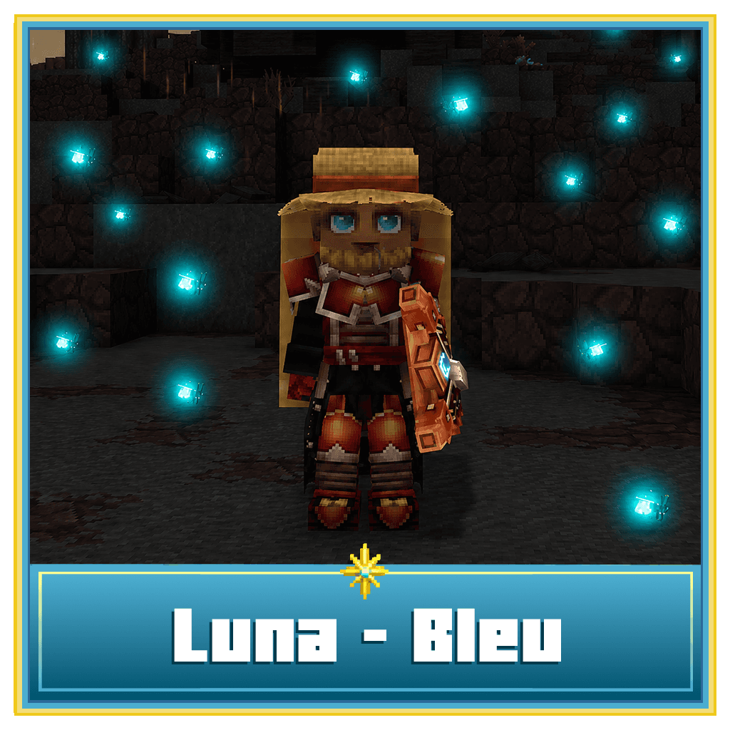 Luna -  (luciole) Bleu