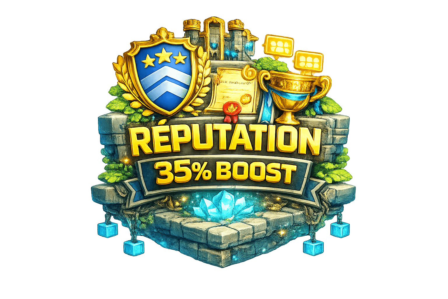 Bonus de Réputation 35% — abonnement 1 semaine