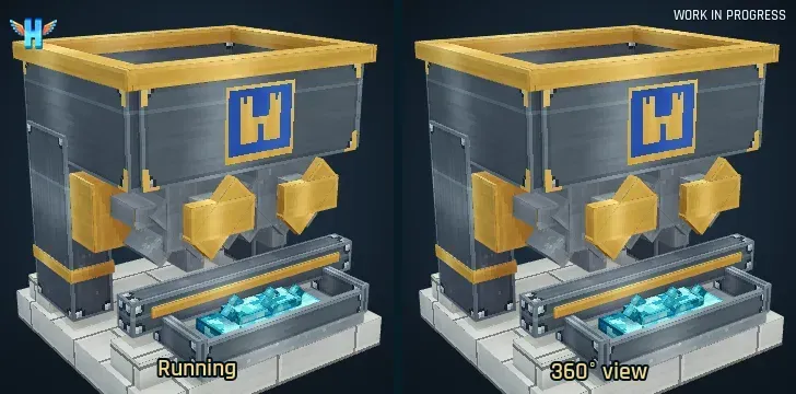 The guild grinder running